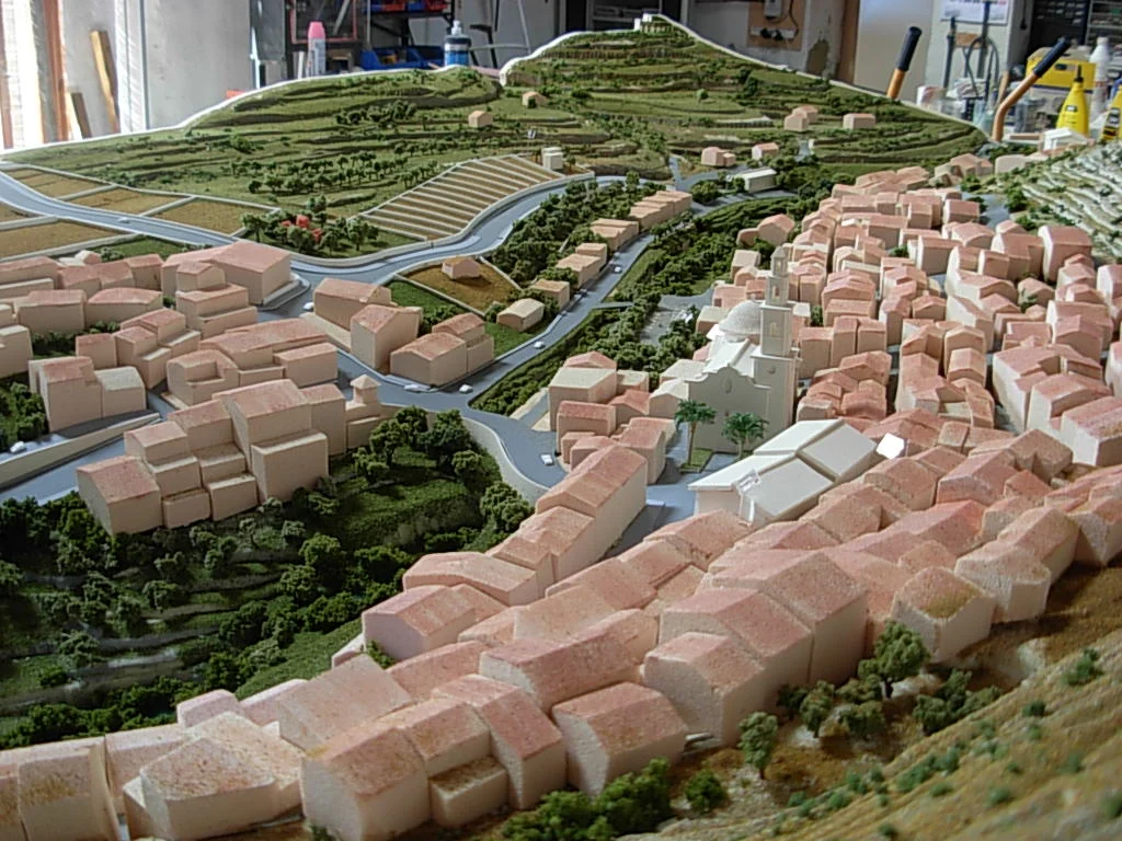 Maqueta interactiva de los embalses de Cortes de Pallás, Valencia